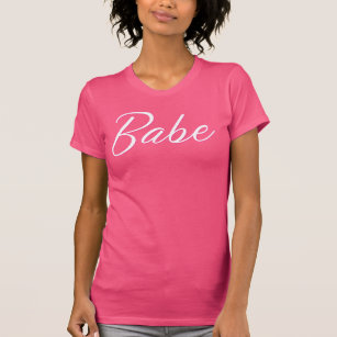BARB Hot Pink Doll Themed Bride Babe Bachelorette  T-Shirt