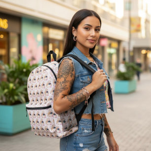 Barb Printed Backpack