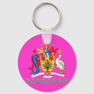 Barbadian Emblem Keychain