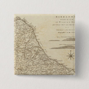 Barbadoes 2 Inch Square Button