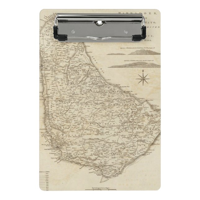 Barbadoes Mini Clipboard (Front)