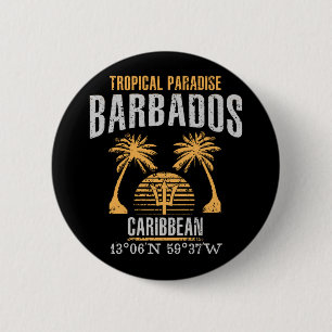 Barbados 2 Inch Round Button