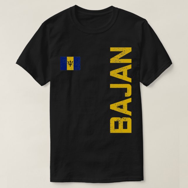 BARBADOS BAJAN T-Shirt (Design Front)