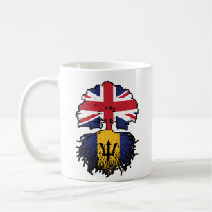 Barbados Barbadian British UK Tree Roots Flag Coffee Mug