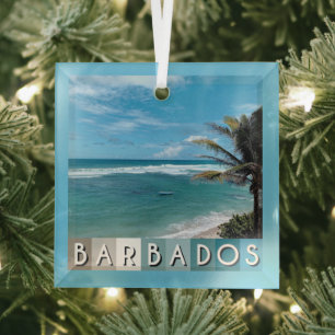Barbados Beach Glass Ornament