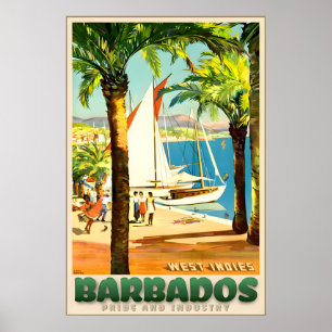 Barbados Bridgetown West Indies Caribbean Tropic Poster