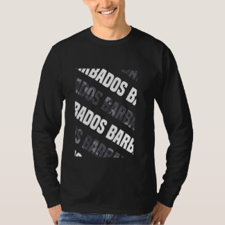 Barbados Camo Pattern Grey Camouflage T-Shirt