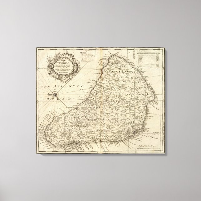 Barbados Canvas Print (Front)