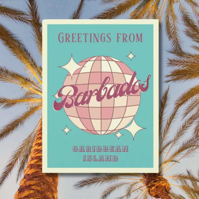 Barbados Caribbean Island vacation Retro Postcard (Creator Uploaded)