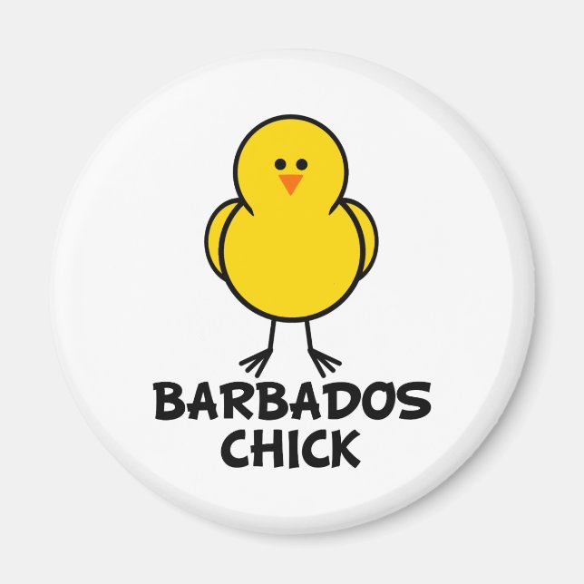 Barbados Chick Magnet (Front)