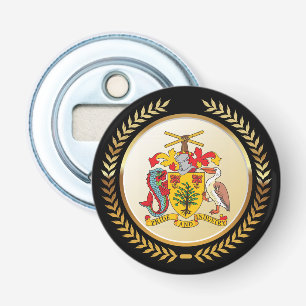 Barbados Coat of Arms Bottle Opener