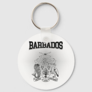 Barbados Coat of Arms Keychain