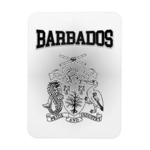Barbados Coat of Arms Magnet