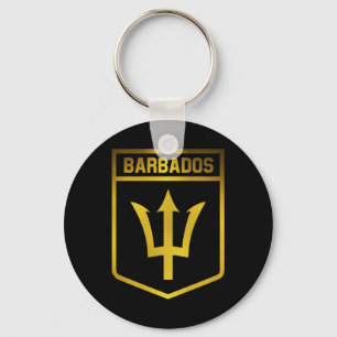 Barbados Emblem Keychain