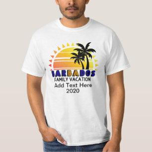 Barbados Family Vacation Matching T-Shirt