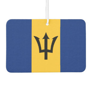 Barbados flag air freshener