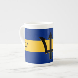 Barbados Flag Bone China Mug