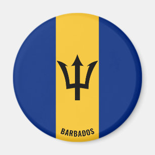 Barbados Flag Charming Patriotic Magnet
