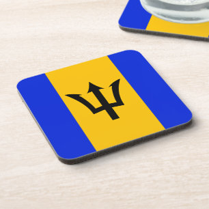 Barbados Flag   Coaster