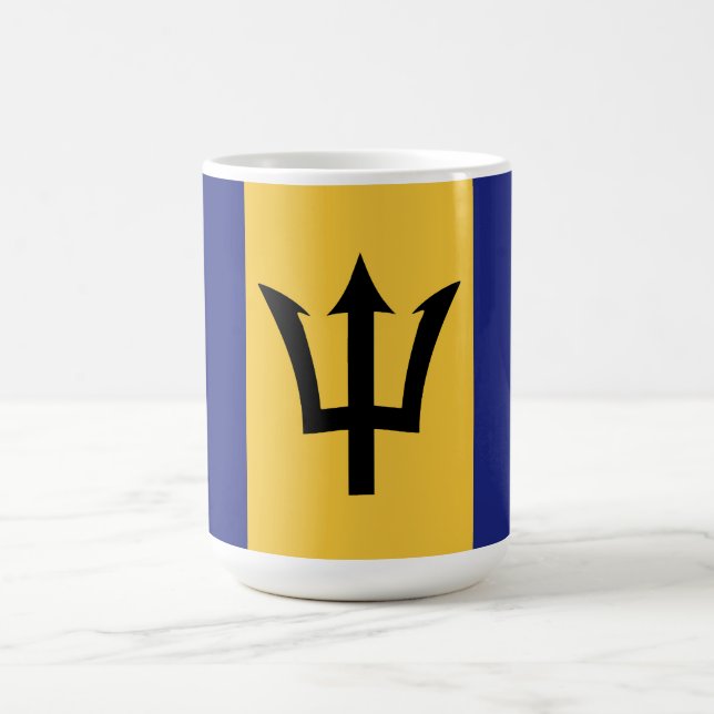 Barbados flag coffee mug (Center)