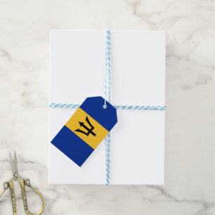 Barbados Flag Gift Tags