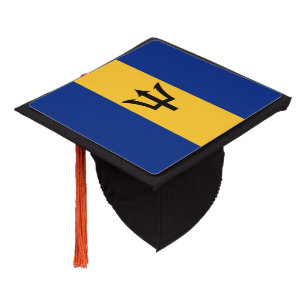 Barbados Flag Graduation Cap Topper