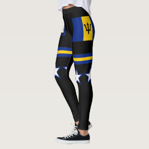 Barbados Flag Leggings