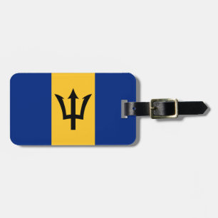 Barbados Flag Luggage Tag
