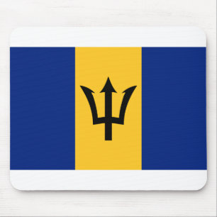 Barbados Flag Mouse Pad