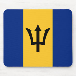Barbados Flag Mouse Pad