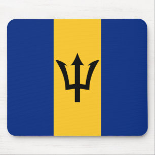Barbados Flag Mousepad