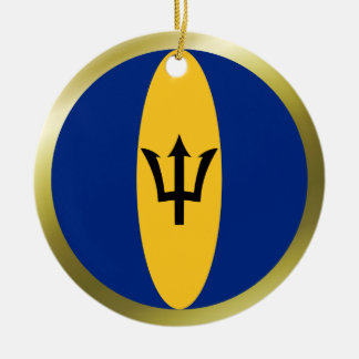 Barbados Flag Ornament