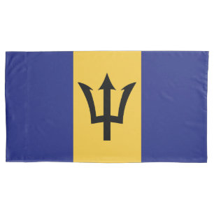 Barbados flag pillowcase