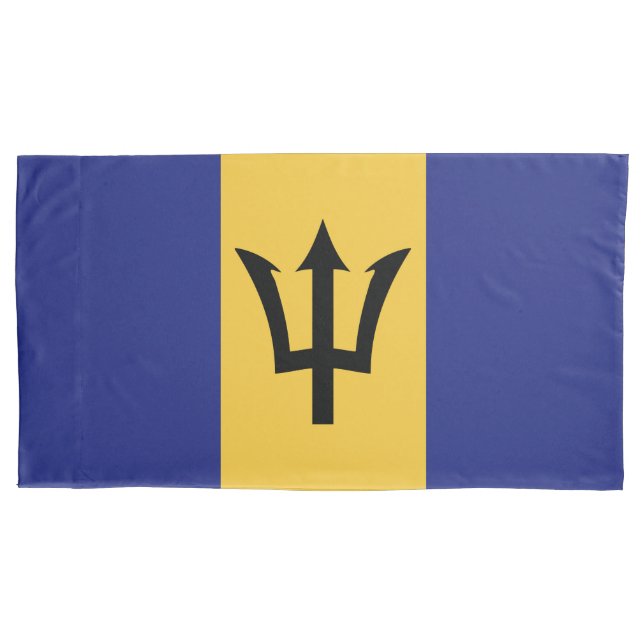 Barbados flag pillowcase (Front)