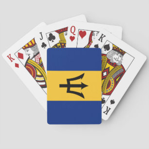 Barbados Flag Playing Cards