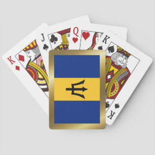 Barbados Flag Playing Cards