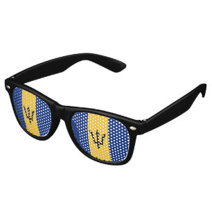 Barbados Flag Retro Sunglasses