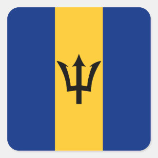 Barbados Flag Sticker