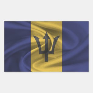 Barbados Flag Sticker