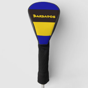 Barbados Flag Stripe Colours  Golf Head Cover