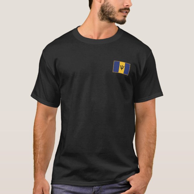 Barbados Flag T-Shirt (Front)