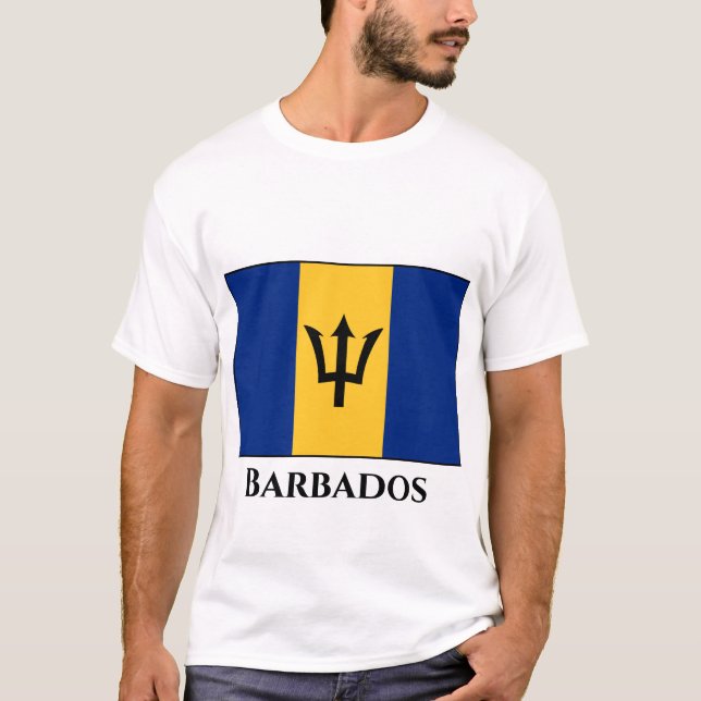 Barbados Flag T-Shirt (Front)