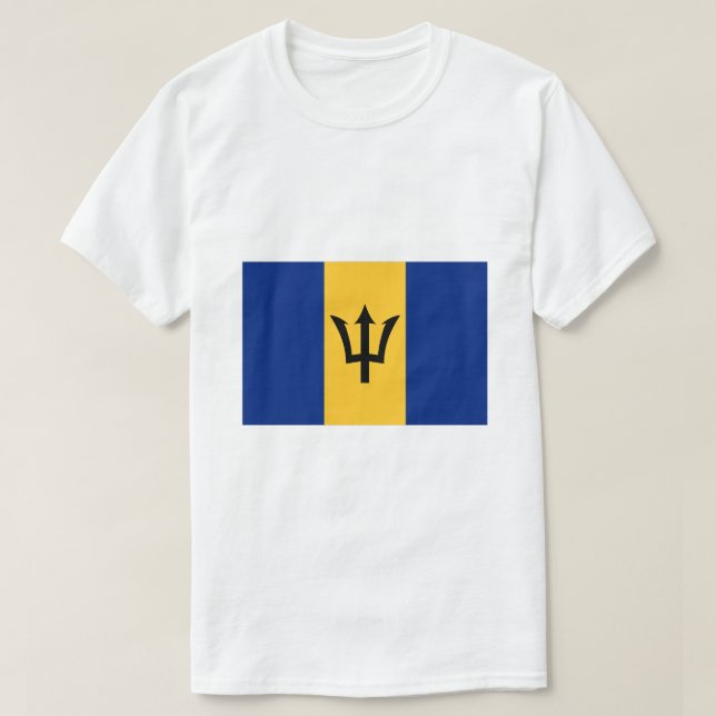 Barbados Flag T-Shirt (Design Front)
