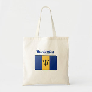 Barbados Flag Tote Bag