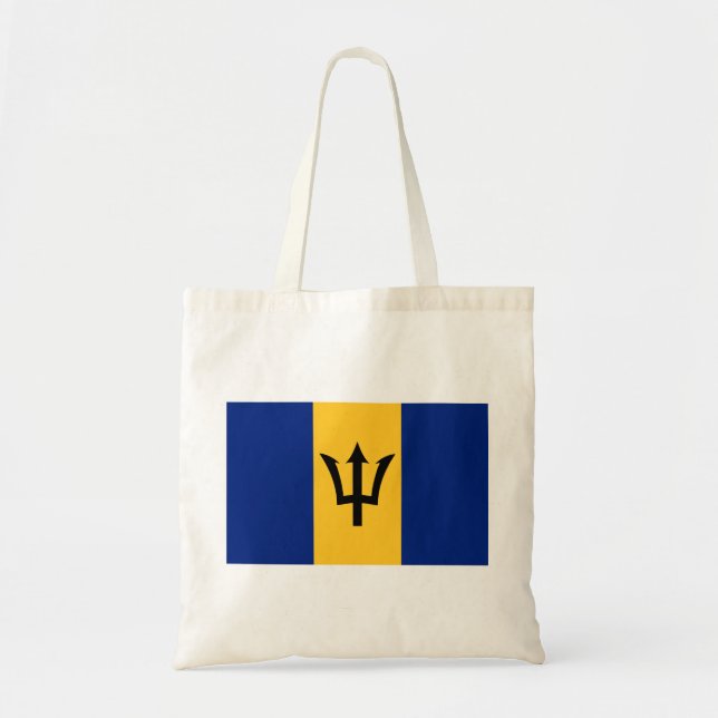 Barbados Flag Tote Bag (Front)