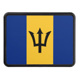 Barbados Flag Trailer Hitch Cover