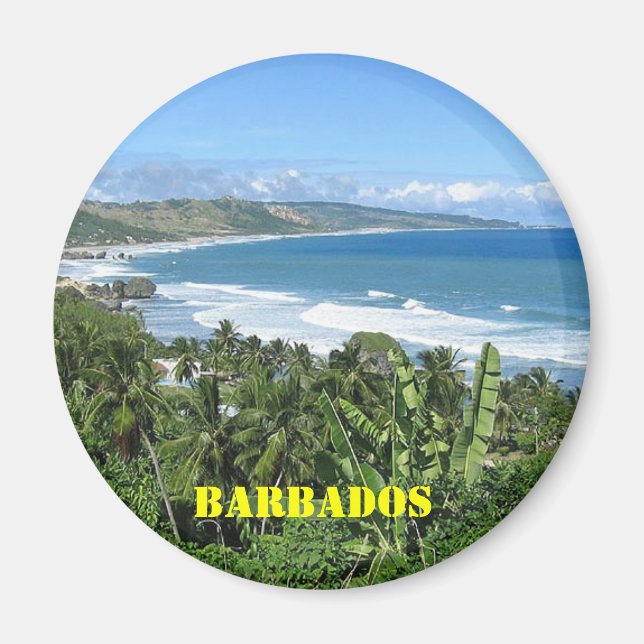 Barbados fridge magnet (Front)