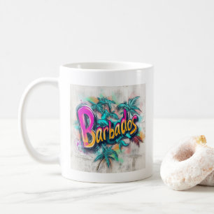 Barbados Graffiti Vibes: Island Street Art Ed Coffee Mug