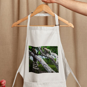 Barbados Green Monkeys Standard Apron