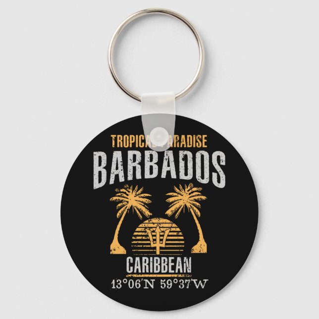 Barbados Keychain (Front)